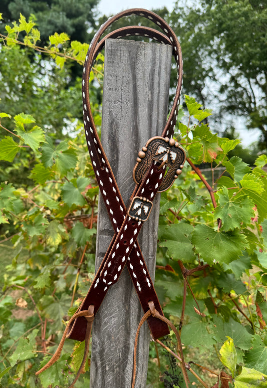 White Thunderbird Headstall