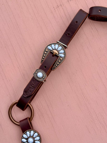 Cheetah Sunflower Ring Breast Collar