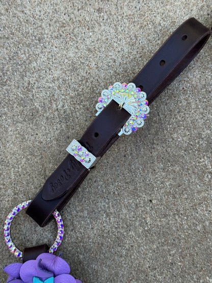 Lilac Bling Ring Breast Collar
