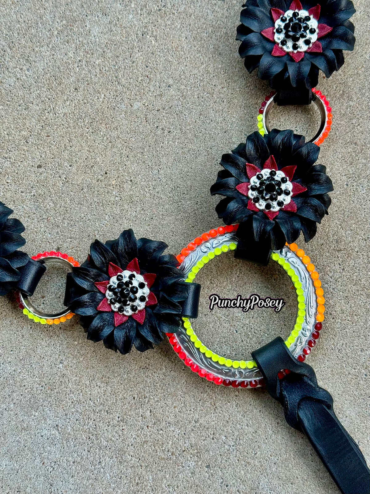 Black Ombré Breast Collar