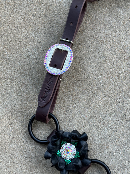 Black Green Tassel Breast Collar