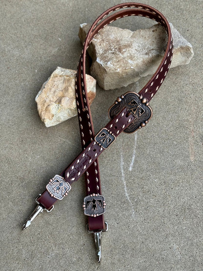 Rose Gold Thunderbird Headstall