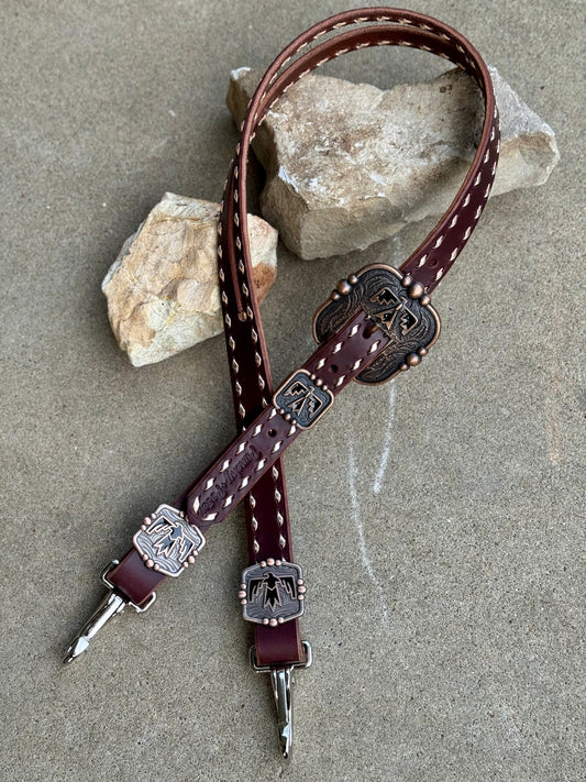 Rose Gold Thunderbird Headstall