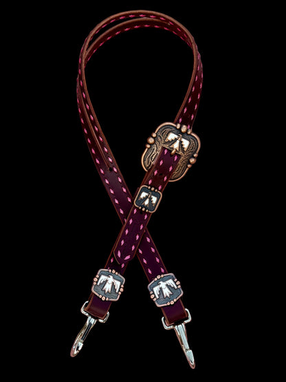Pink Thunderbird Headstall