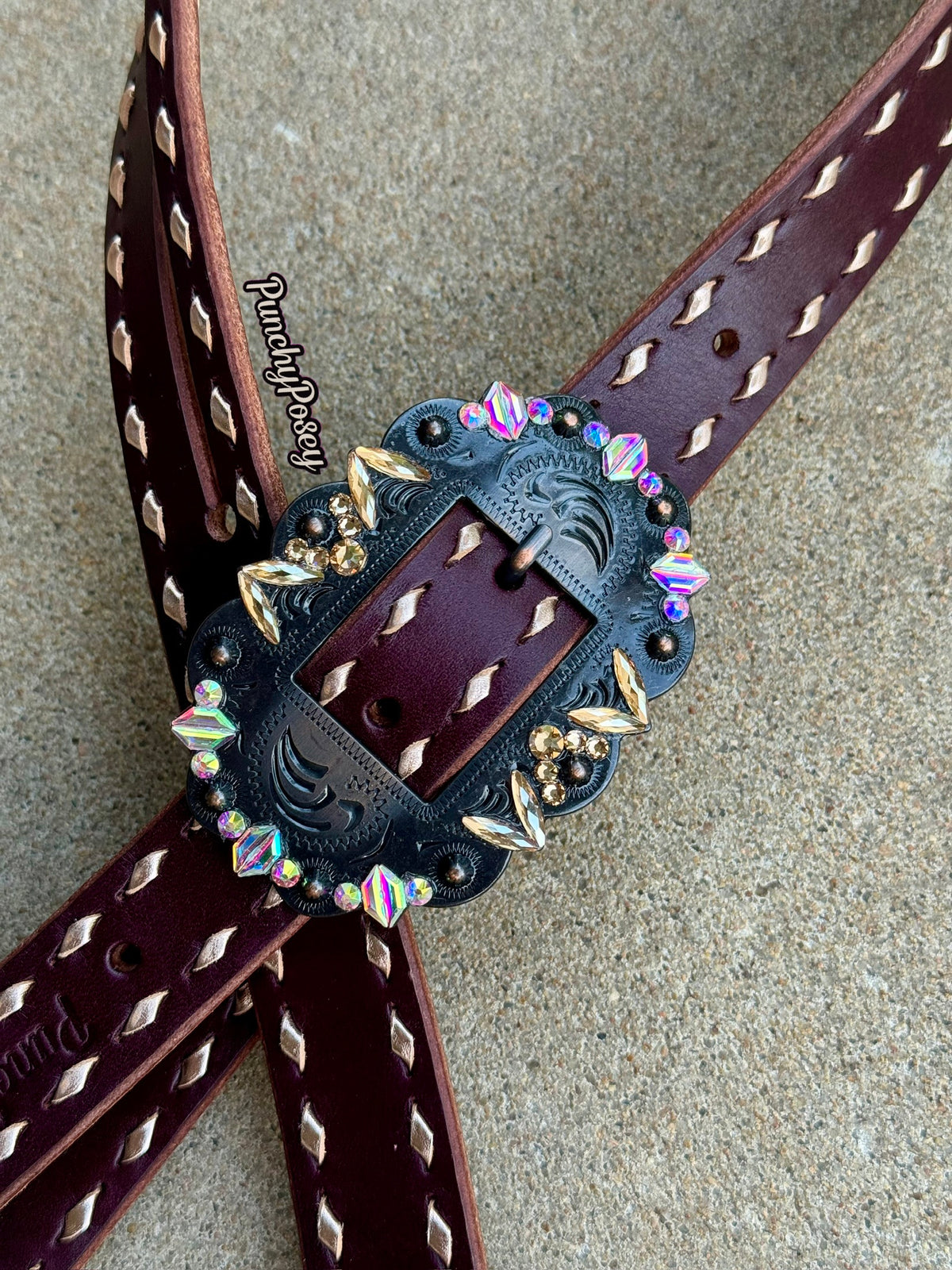 Rose Gold Bling Headstall