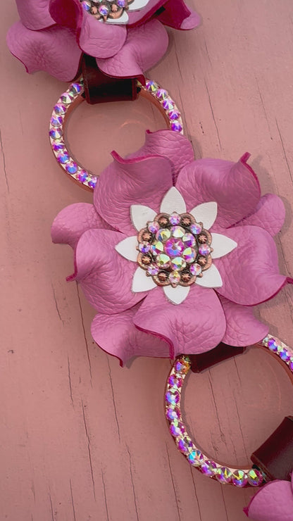 Pink Rose Gold Ring Breast Collar