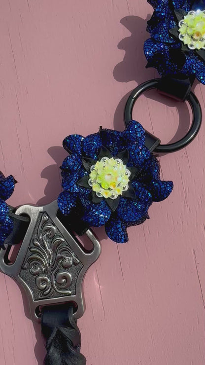 Royal Blue Ring Breast Collar