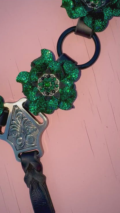 Emerald Green Ring Breast Collar