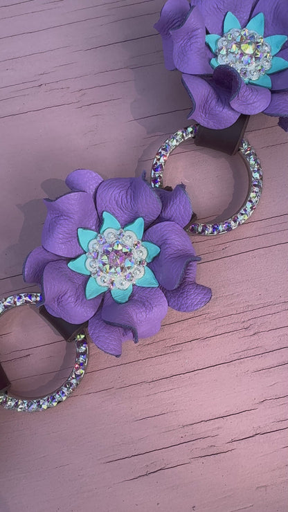 Lilac Bling Ring Breast Collar