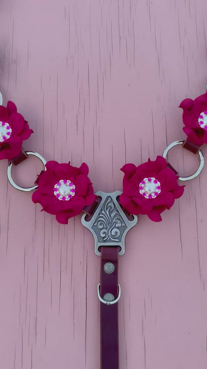 Magenta Ring Breast Collar