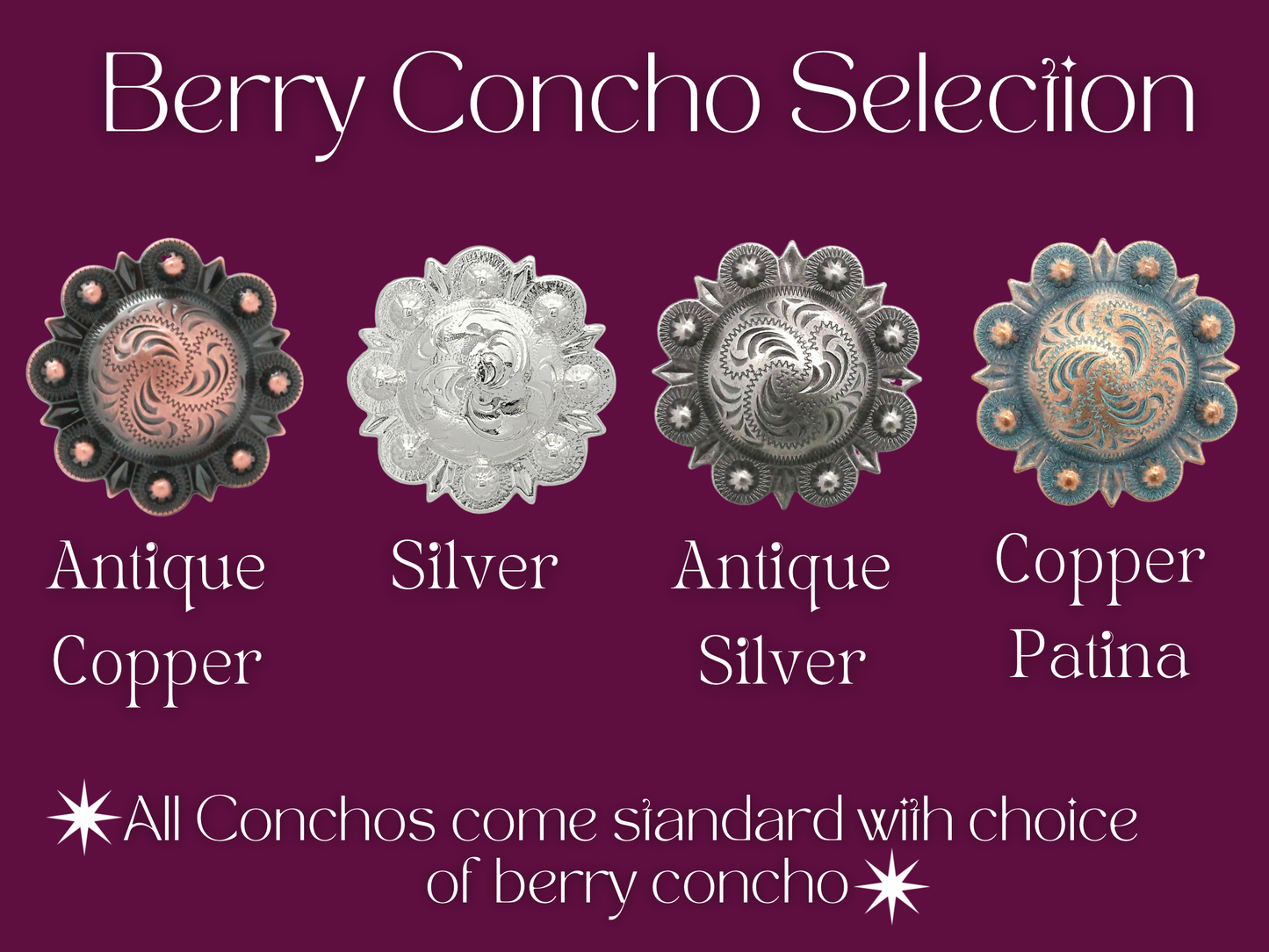 Flame Bling Berry Concho