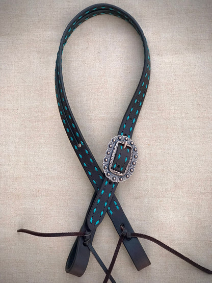 Short Cheek Buckstitch Headstall