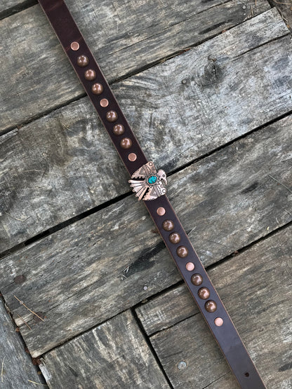 Chocolate Thunderbird Dog Collar