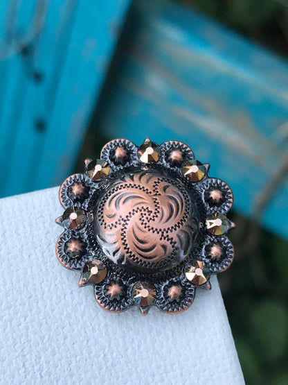 Copper Bling Concho